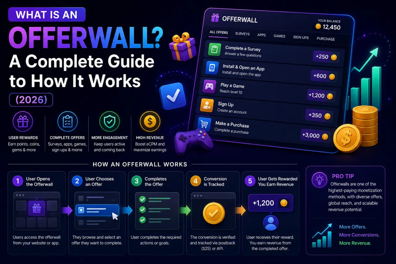 CPA, CPI, CPE and CPL Offers Explained: Which Offerwall Offers Pay Publishers the Most