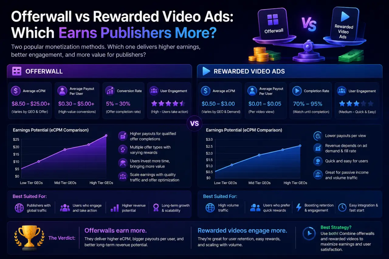 Faucet and PTC Site Monetization: Why an Offerwall Pays More Than Banner Ads