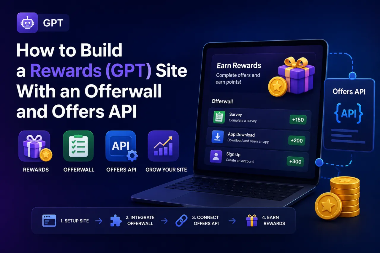 How to Start a GPT (Get-Paid-To) Website in 2026: Step-by-Step Guide