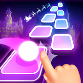 Tiles Hop: Music Ball Smash - Install and watch ad