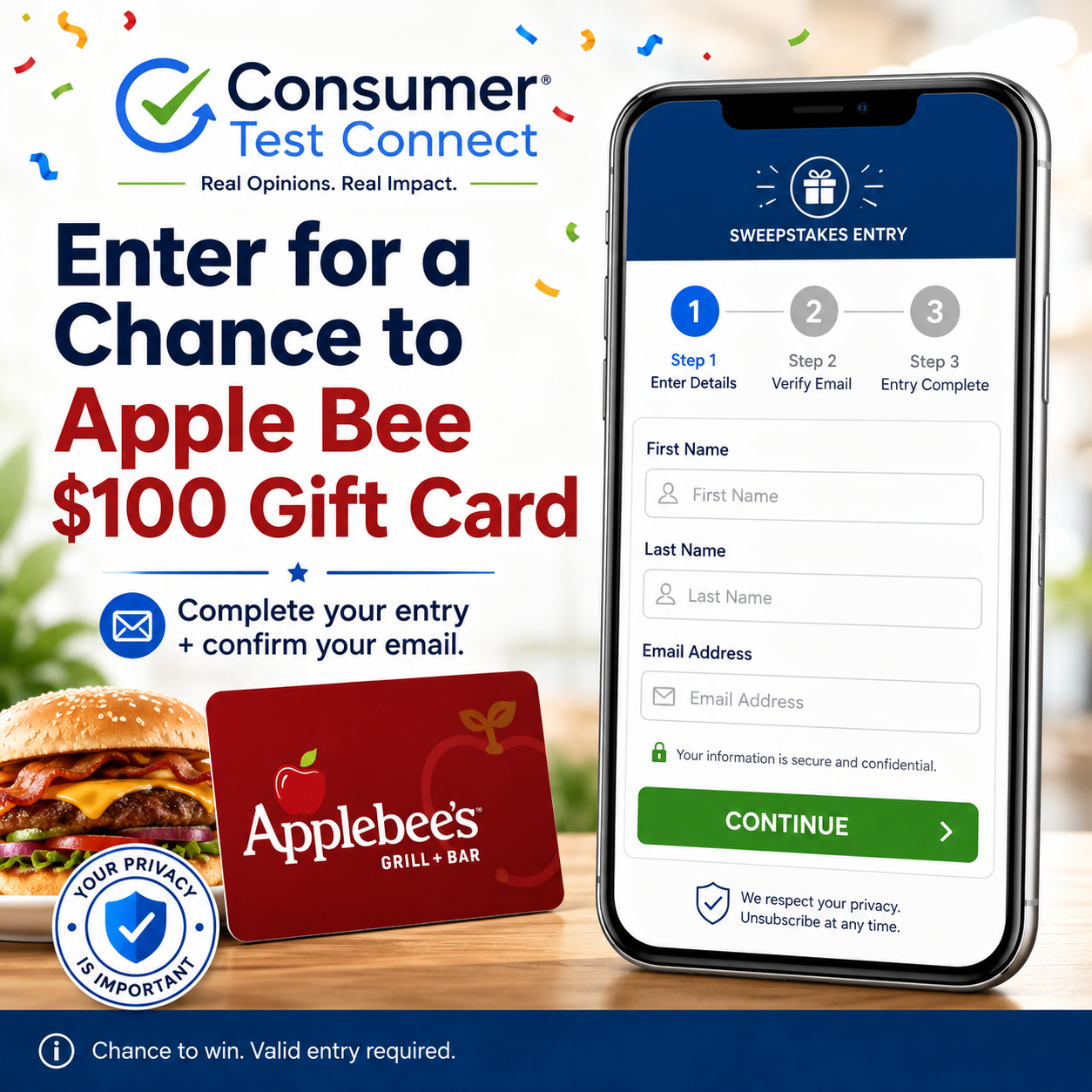 CTConnect - Applebees Gift Card