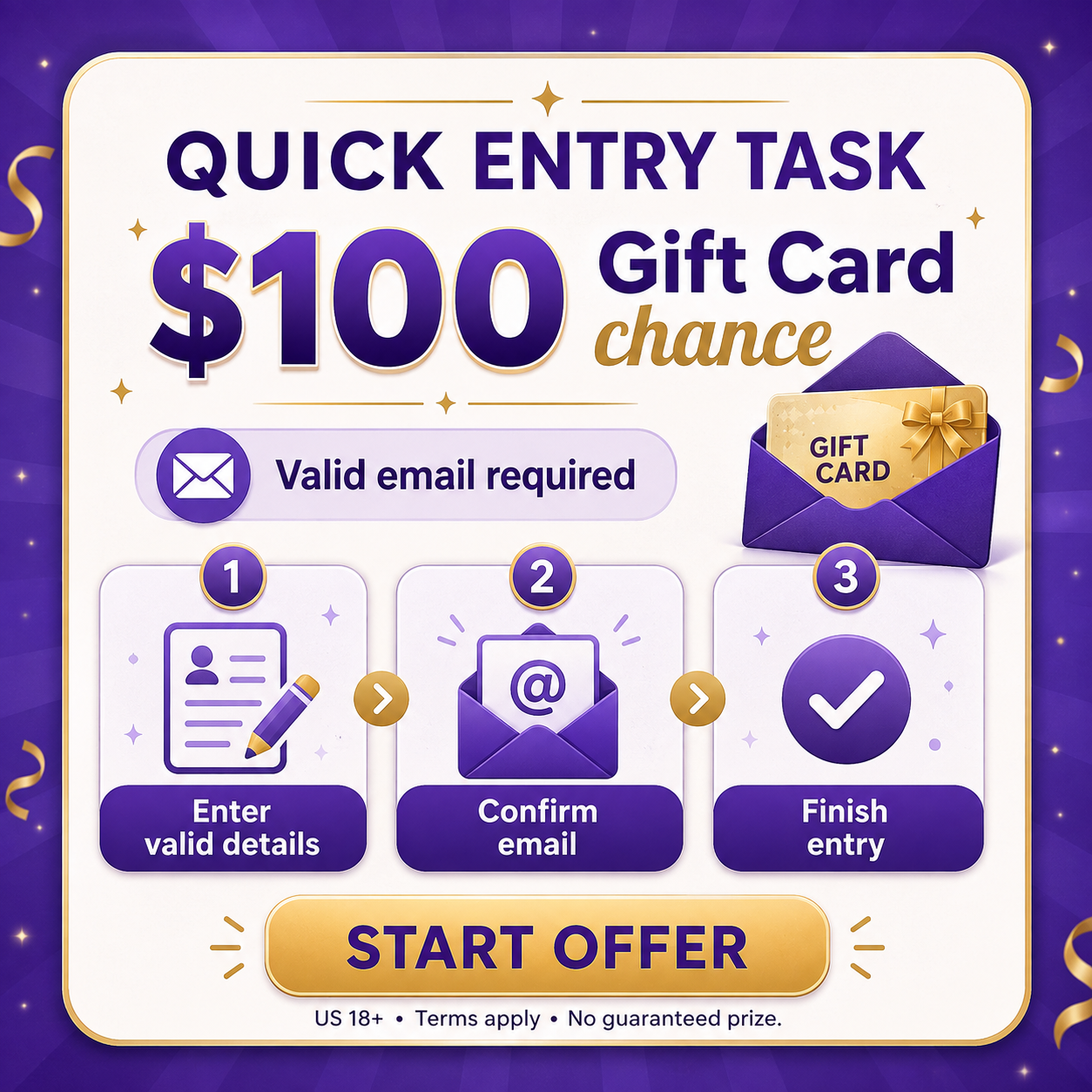 US - Consumer Test Connect - Gift Card $100