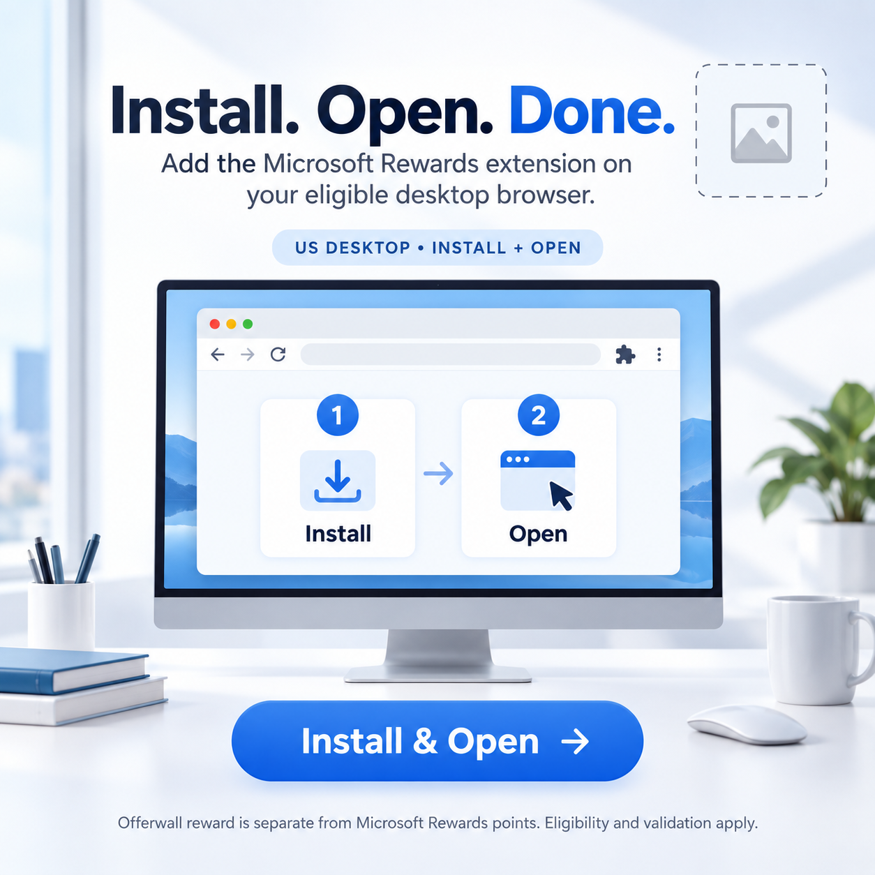 Microsoft Rewards Chrome Extension ( Install + Fir
